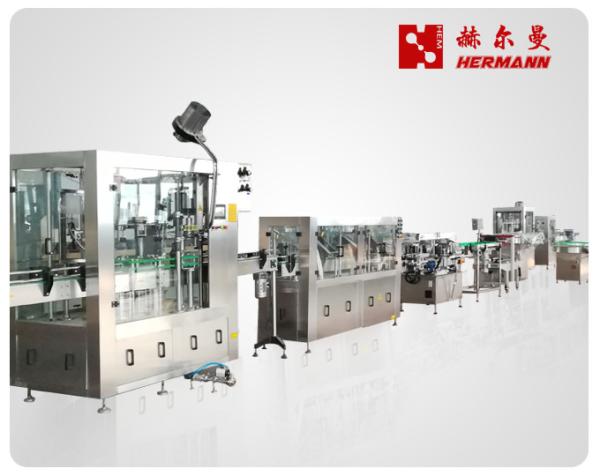 6-6-1 Beer Glass Bottling Machine Adopts Frequency Conversion Stepless Speed Regulation