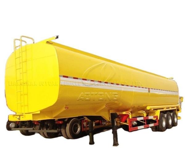 Tri Axles 50000 Liters Carbon Steel Fuel Tanker Semi Trailer for Petrol Transportation