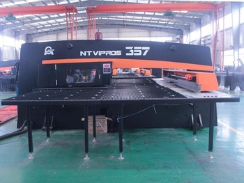 Custom Cnc Sheet Metal Punching Machine Close Punch Shape , Ultra Width Guide