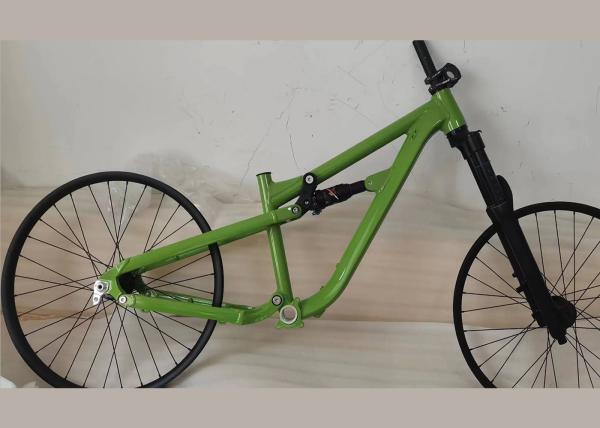 26 Inch Junior xc/trail Full Suspension Mountain Bike Frame Softtail Mtb Bicycle