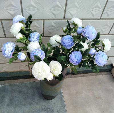 Flor artificial decorativa adesiva macia para a decoração da casa