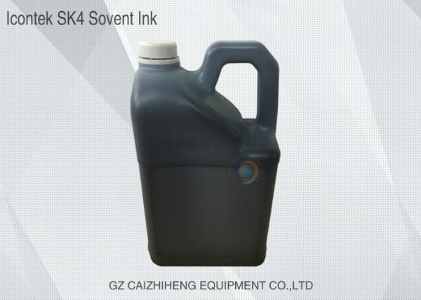 Water Resist Odorless Solvent Printing Ink , Icontek SK4 High Fluidity Color Printer Ink