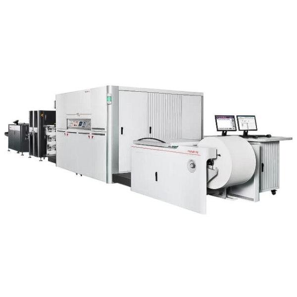 Impressora de impressão digital de papel offset a jato de tinta de 100 m/min