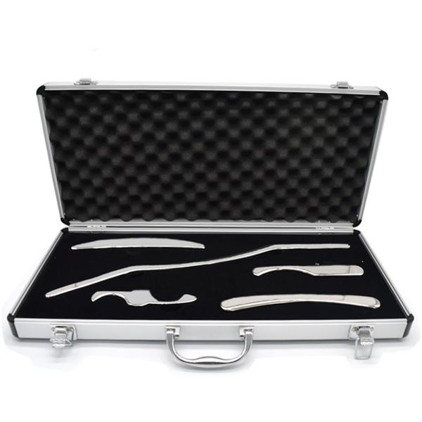 Body Massager Properties Medical Grade Stainless Steel Gua Sha Set for Myofascial Release 5 in 1