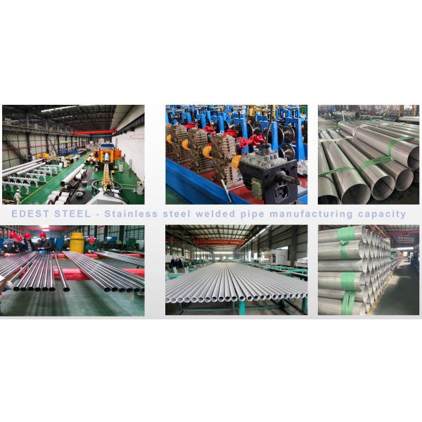 6mm-2500mm OD 304 Stainless Steel Welded Pipe Corrosion Protection