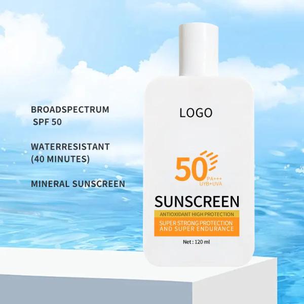 Mulheres Rosto Seco Pele Beleza Cosméticos Protetor solar SPF 50 Creme Gel protetor solar leve