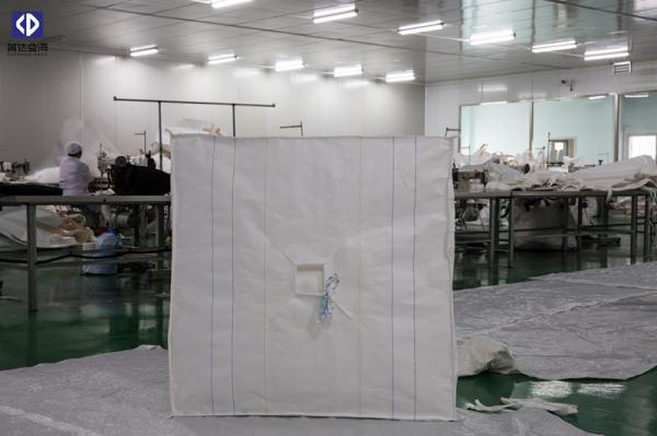 Customized Size Chemical Polypropylene Big Bags White Color With Top Filling
