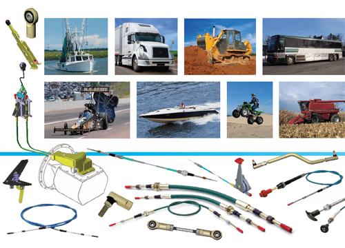Customize Different Control Cables Mechanical Control Cable Push Pull Control Cable Various Material Simple Install Easy
