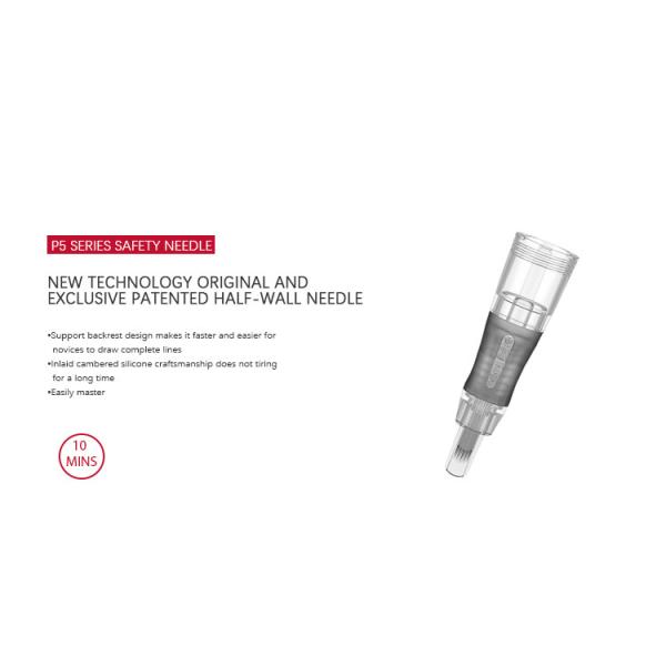 10Pcs Disposable Sterilized Tattoo Needle For Lip PMU Gun Semi Permanent Makeup Machine