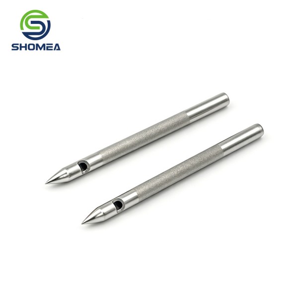 Customized Precision Machined Pen Point Side Hole Stainless Needle