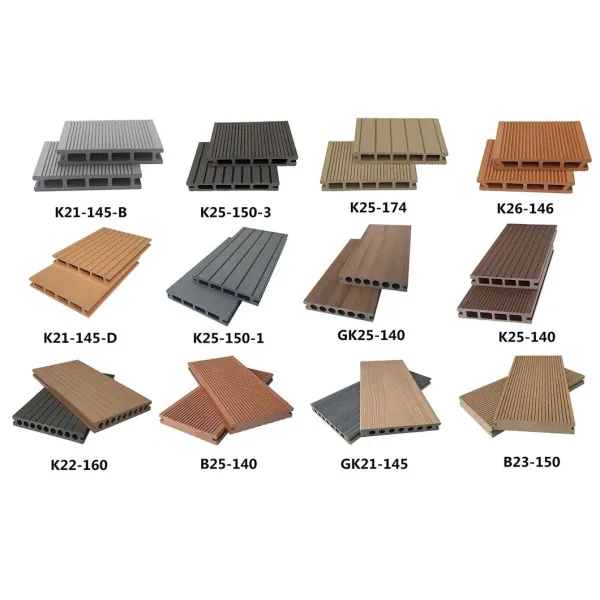 Easily-Installed HDPE Wood Texture Wood Plastic Composite Decking with Ce, Fsc Certificates