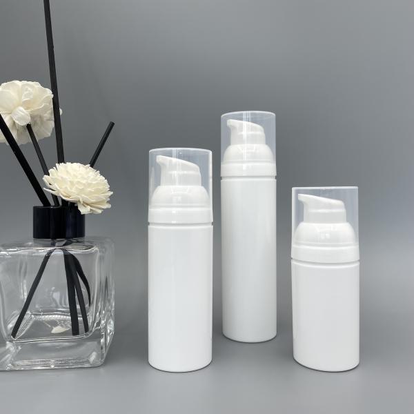 Lotion privée d'air blanche de bouteilles de pompe de pp 75ml 50ml aucune pollution avec la rupture