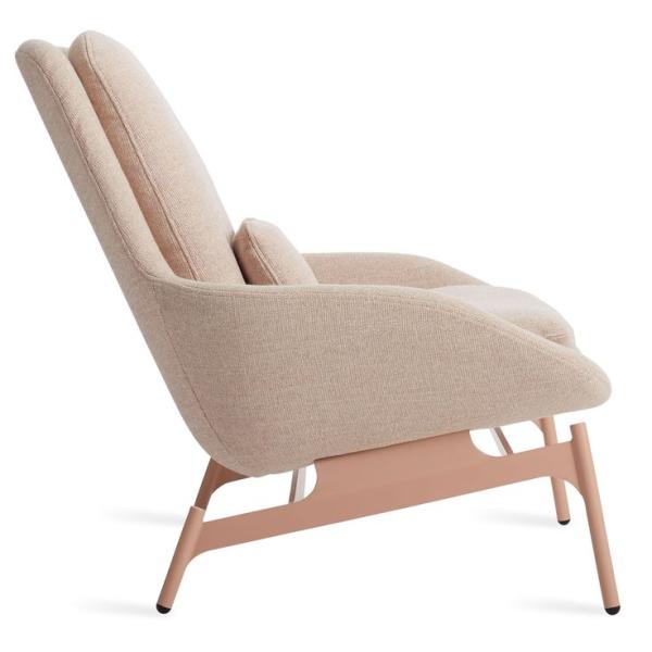 FIELD LOUNGE CHAIR HC180 Upholstered Fabric Metal Frame Living Room Italian Designer Modern Field Lounge Chair