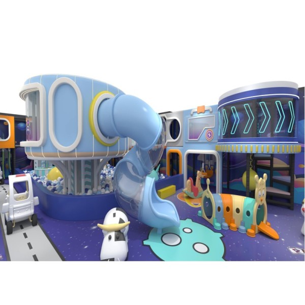 Custom Macaron Private Indoor Soft Play System All In One Leisure Center Home Villa Kids Playground