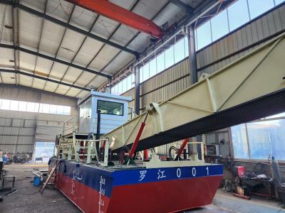High Capacity Automated Weed Harvesting Boat