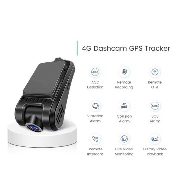 4G Vehicle Fleet Car Tracking System Single Camera Real Time Live GPS Tracker