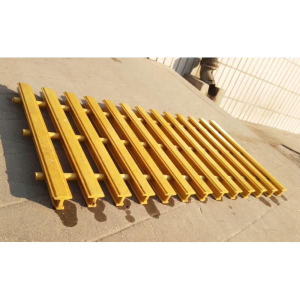FRP Pultruded Grating T Bars for Slip-Resistant and Fire-Retardant Flooring Solutions