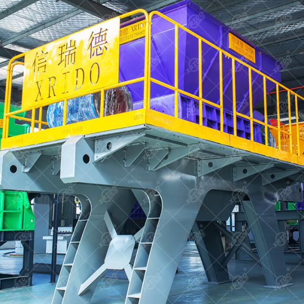 Chine Vente de déchets métalliques de fil de fer Déchets de voiture Shell Machine de déchiquetage en plastique à vendre