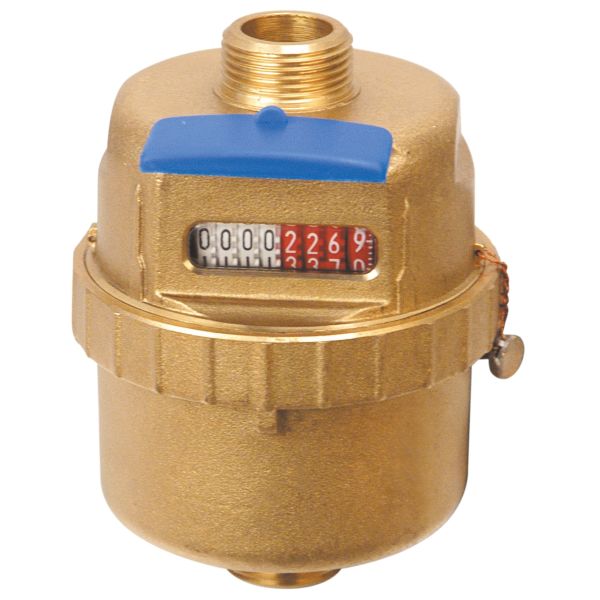 Smart Residential Water Meter with Digital Ultrasonic Water Flow Meter and Large Screen Display Showing Parameters in Loop