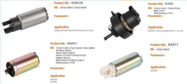 bomba do distribuidor do combustível 17042-31U18