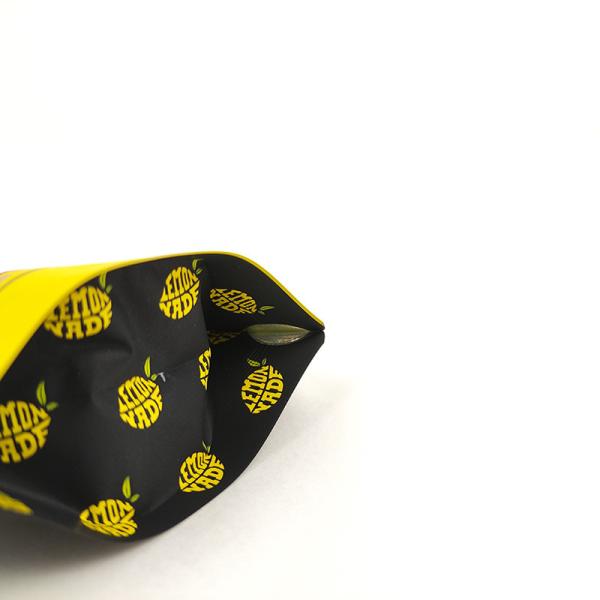 3.5g Mylar ziplockk Bag Matte Smell Proof Child Proof Stand Up Bag