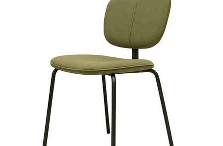 Upholstered Metal Dining Chair BW-501