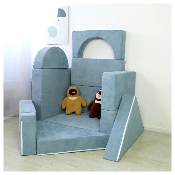 Living Room Kids Magnetic Play Couch DIY Sofa Couch Children's Crawling Mattress