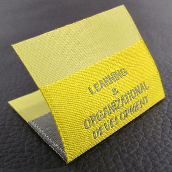 Custom Art Logo Woven Apparel Labels Personalized Woven Sewing Labels