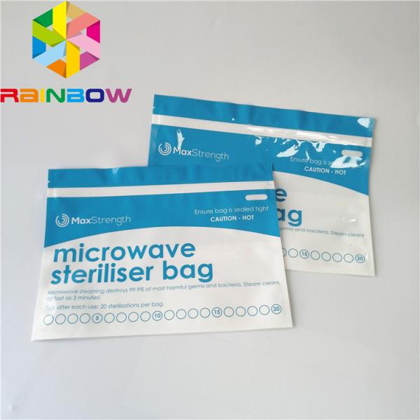 Чистая упаковка пластиковых мешков порошка витамина К стоит вверх верхний мешок фольги Мылар застежка-молнии