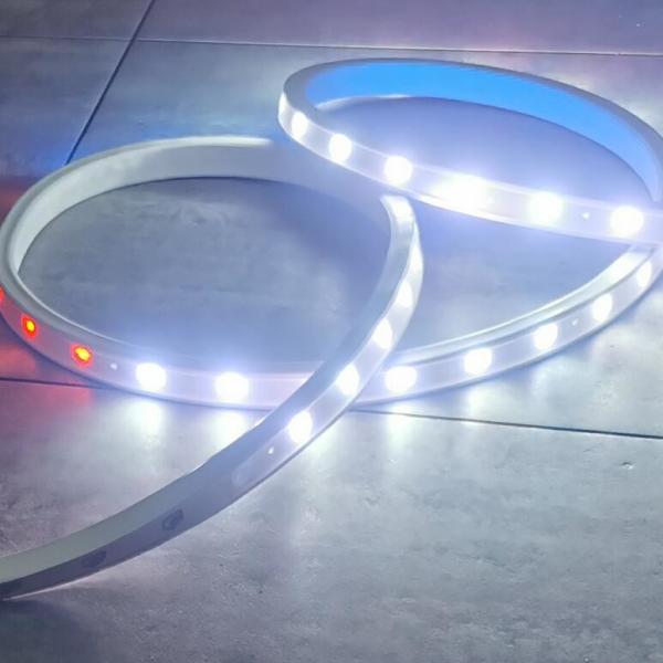 Iluminação digital RGBW comercial de lavagem de parede Silicone Soft Pixel 24v