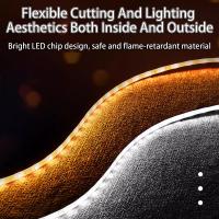 24V à basse tension Plaque nue LED bande lumineuse auto-adhésive Lumière douce bande lumineuse linéaire