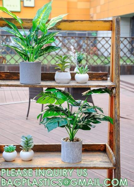 Fake Plants 16 Faux Plants Artificial Potted Plants Indoor for Home Office Farmhouse Kitchen Bathroom Table Shelf