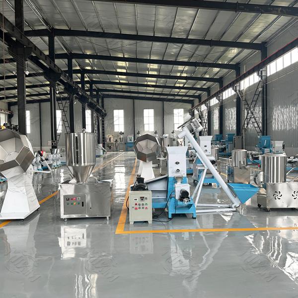 Multifunction Stainless Steel full automatic Pet Food Extruder / Feed Pellet Extruder