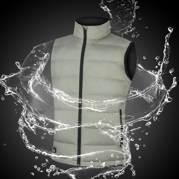 Zipper Heated Waistcoat Sweat Winter USB 5V Collar Smart Warming Heating Cotton