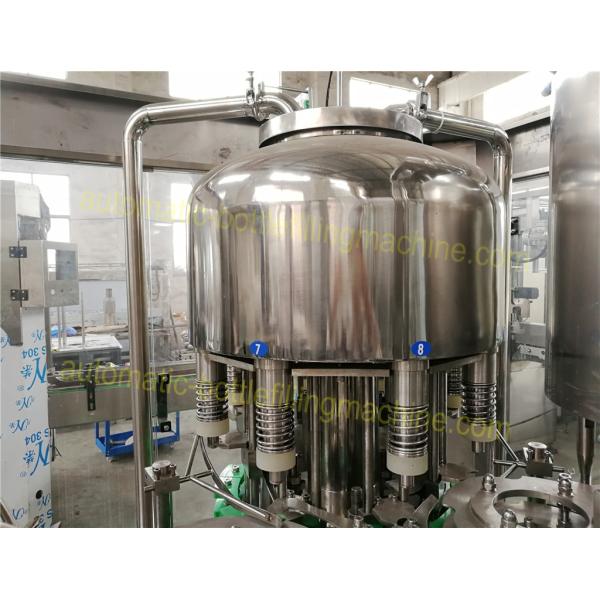 Monoblock Type Automatic Bottle Filling Machine 3000 Bottles Per Hour For Capping / Labeling