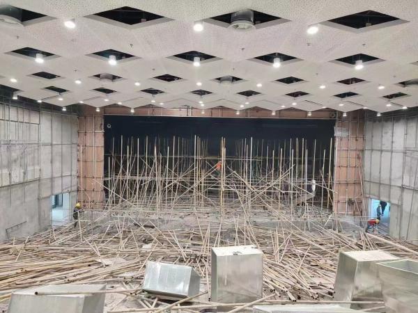 Incombustible Triangle Ceiing Tile Metal Microperforated Acoustic Panel Soundproof Board