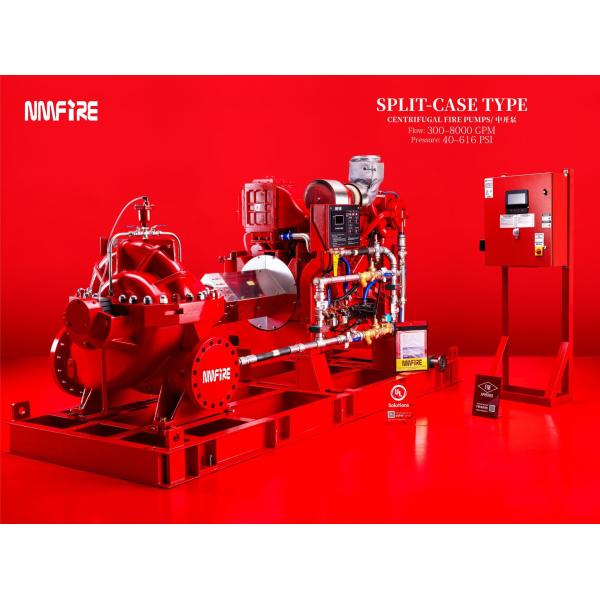 NFPA 20 Standard Fire Pump Set for Fire Safety and Fresh Water/Sea Water Performance 3000GPM