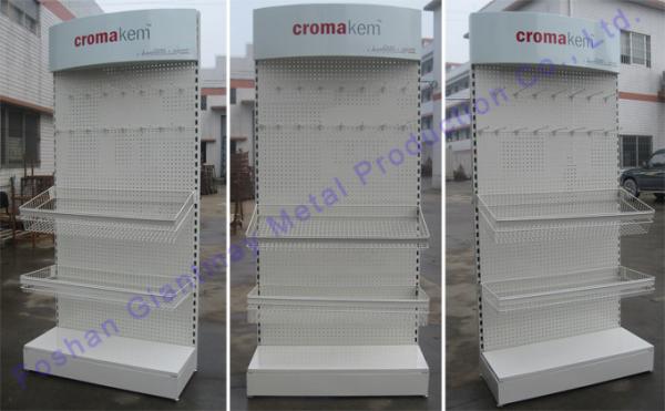 Exhibition Tool Shelf Merchandise Metal Stands Retail Display Racks