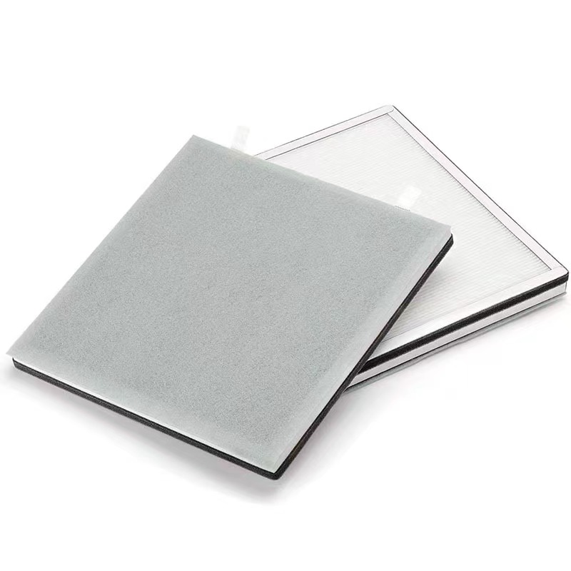 High-Efficiency HEPA Air Purifier Filter with Activated Carbon for Odor Elimination and Customizable Sizes
