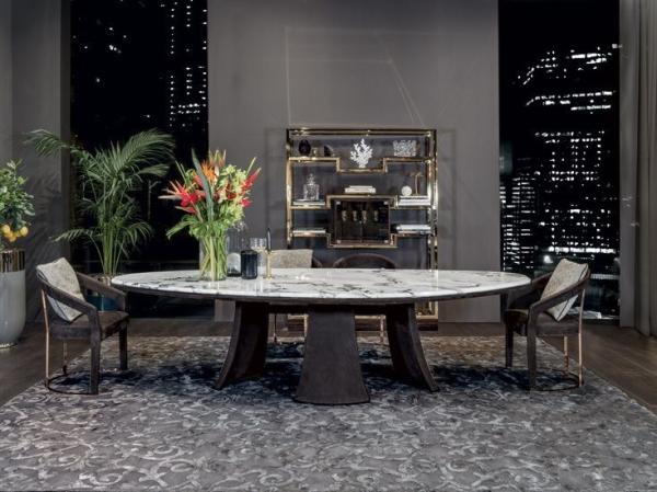 New Style Oval 8 Seater Kitchen Dinette Sets Dining Table For Dining Room