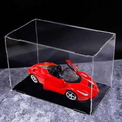 Durable Dust Free Acrylic Collapsible Storage Box Car Models Toy Figure Display Case