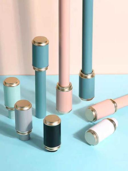 Wall Mounted Aluminum Alloy Roman Rod Curtain Track System OEM ODM