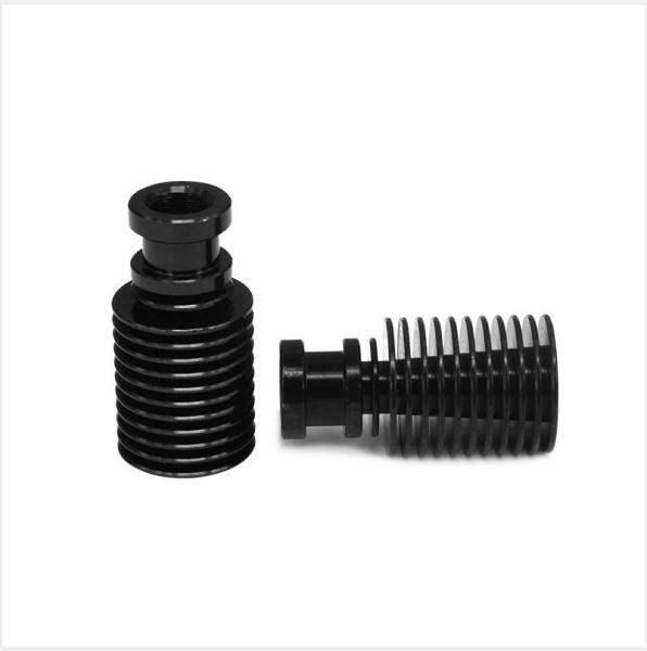 Universal Remote 1.75mm 3.0mm E3D V6 Heat Pipe Heat Sink Pure Black