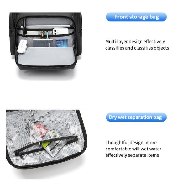 High grade gift custom logo men's outdoor waterproof laptop bag business Backpack