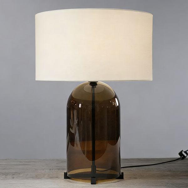 Modern 2700K Warm White LED Table Lamp with E26 Bulb Base and 30000 Hours Lifespan for Bedside Decorative Lighting