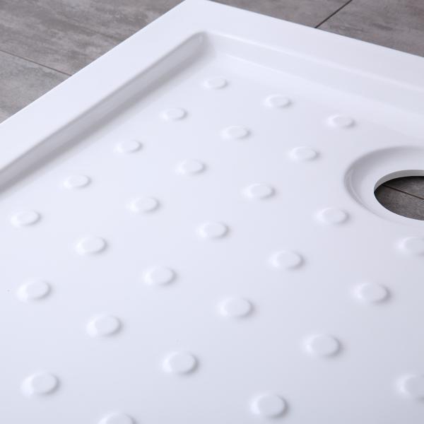90mm Diameter Waste Hole Rectangular Acrylic Shower Base Bathtub Tray with Full Sizes