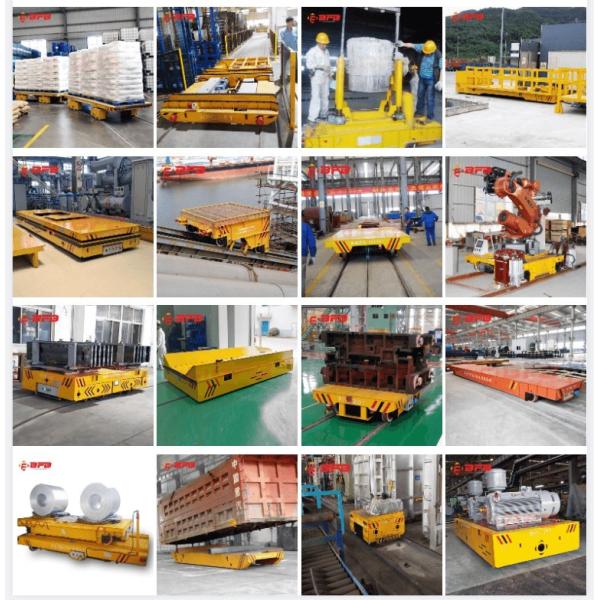 20m/Min Material Handling Warehouses Rail Transfer Cart
