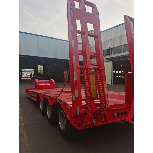 40ft Semi Truck Flatbed Trailer Low Bed Tractor Trailer