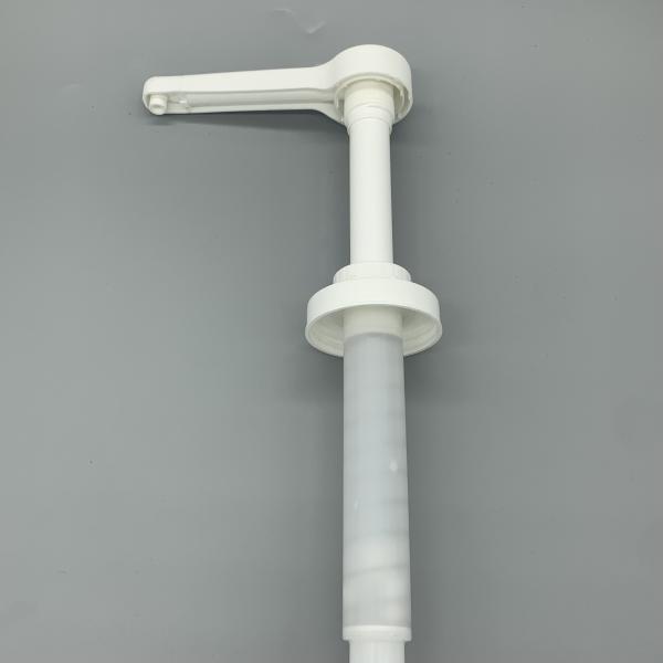 White High Dose Plastic Food Syrup Dispenser Pump Soy Sauce Pump