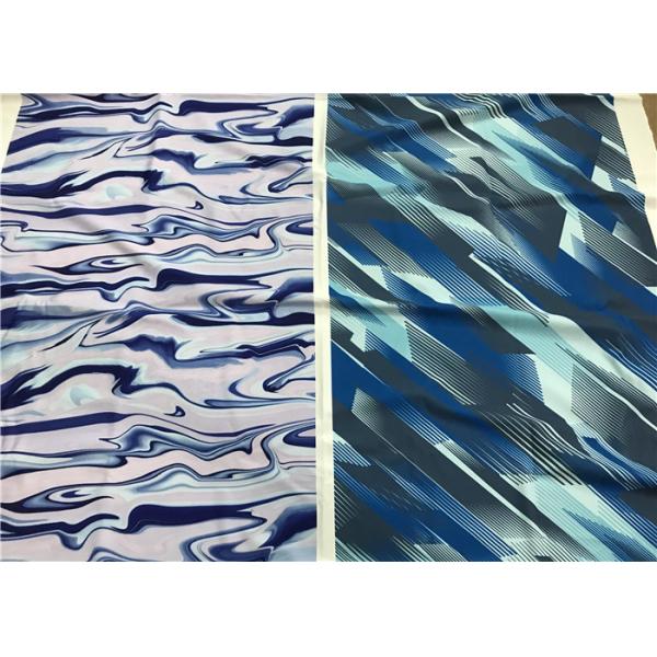 Fibra plástica que faz malha a tela reciclada do desgaste da dança do Spandex da tela do poliéster